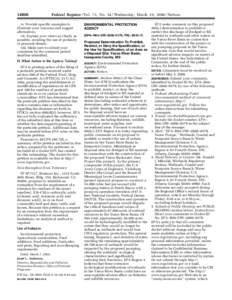 [removed]Federal Register / Vol. 73, No[removed]Wednesday, March 19, [removed]Notices vi. Provide specific examples to illustrate your concerns and suggest