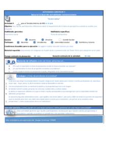 ACTIVIDADES	
  CONSTRUYE	
  T	
   Apoyo	
  en	
  el	
  desarrollo	
  de	
  habilidades	
  socioemocionales 