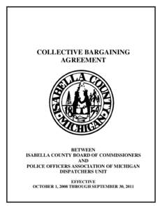 COLLECTIVE BARGAINING AGREEMENT BETWEEN ISABELLA COUNTY BOARD OF COMMISSIONERS AND