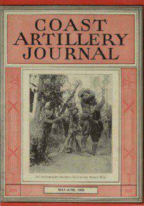 COAsrr ARTILLERY JOURNAL