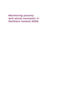 Poverty in Northern IrelandFull Report