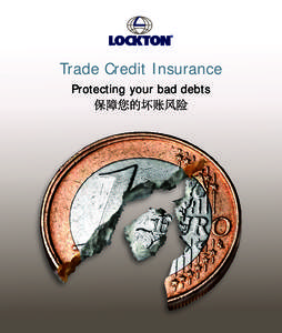 Trade Credit Insurance Protecting your bad debts 保障您的坏账风险 TRADE CREDIT INSURANCE - PROTECTING YOUR BAD DEBTS