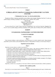 Katalog propisaNa osnovu člana 95 tačka 3 Ustava Crne Gore donosim  UKAZ