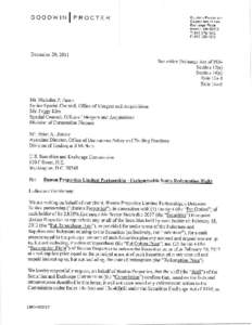 Incoming Letter: Boston Properties Limited Partnership