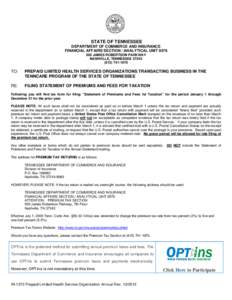 Finance / IRS tax forms / Internal Revenue Service / Insurance / Tax / Economics / Business / Patient Protection and Affordable Care Act / Life insurance / Taxation in the United States / Financial institutions / Institutional investors