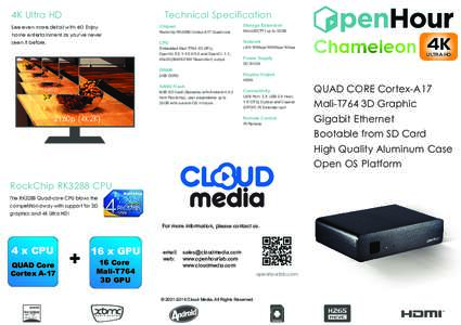 Open Hour Chameleon Brochure - Press