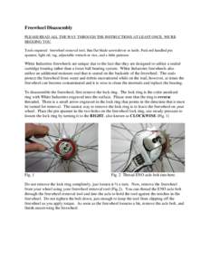 Freewheel Disassembly PLEASE READ ALL THE WAY THROUGH THE INSTRUCTIONS AT LEAST ONCE, WE’RE BEGGING YOU. Tools required: freewheel removal tool, thin flat blade screwdriver or knife, Park red handled pin spanner, light
