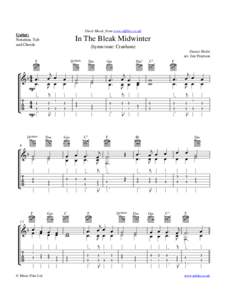 Sheet Music from www.mfiles.co.uk  Guitar: Notation, Tab and Chords