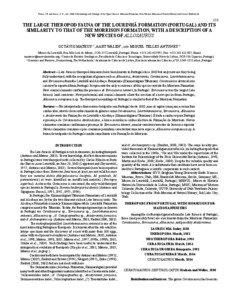 Foster, J.R. and Lucas, S. G., eds., 2006, Paleontology and Geology of the Upper Jurassic Morrison Formation. New Mexico Museum of Natural History and Science Bulletin[removed]