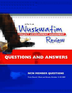 Wuskwatim  PROJECT DEVELOPMENT AGREEMENT Review