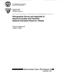 U. S. Department of the lnteriar Bureau of Land Management Alaska State Office 222 West 7th, #13 Anchorage, Alaska 99513