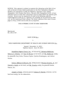 NOTICE: This opinion is subject to motions for rehearing under Rule 22 as well as formal revision before publication in the New Hampshire Reports. Readers are requested to notify the Reporter, Supreme Court of New Hampsh