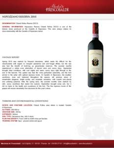 Chianti / Sparkling wines / Province of Cuneo / Wines of Piedmont / Frescobaldi / Sangiovese / Denominazione di origine controllata / Viticulture / Asti wine / Wine / Italian wine / Tuscany