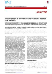 BMJ 2013;347:f6123 doi: bmj.f6123 (Published 22 OctoberPage 1 of 5 Analysis