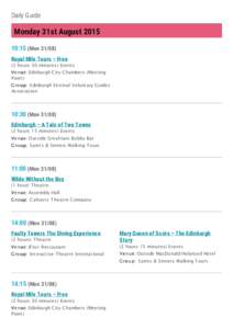 NewsRevue / NUE / Edinburgh / Edinburgh Comedy Festival / Edinburgh Festival / The Pleasance