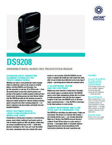 Motorola DS9208 Omnidirectional hands-free presentation imager