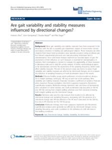 Gait analysis / Time series / Recurrence quantification analysis / Gait / Medicine / Locomotion / Motion