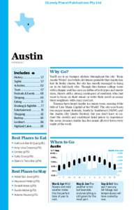 ©Lonely Planet Publications Pty Ltd  Austin POP 820,611  Why Go?