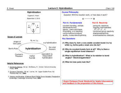 Molecular orbital / Orbital hybridisation / Chemical bond / Natural bond orbital / Antibonding / Atomic orbital / Basis set / Covalent bond / Electronic effect / Chemistry / Chemical bonding / Quantum chemistry