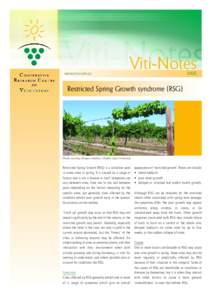www.crcv.com.au  Viti-Notes[removed]Restricted Spring Growth syndrome (RSG)