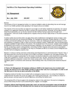Salt River Fire Department Operating Guidelines  Air Management Rev. July[removed]05C