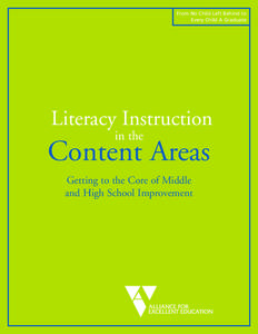 Reading / Education theory / WestEd / National Assessment of Educational Progress / No Child Left Behind Act / Adolescent literacy / Education in the Soviet Union / International Reading Association / Achievement gap in the United States / Education / Socioeconomics / Literacy