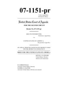 August 21, 07 Poindexter v. US 2nd Circuit Brief