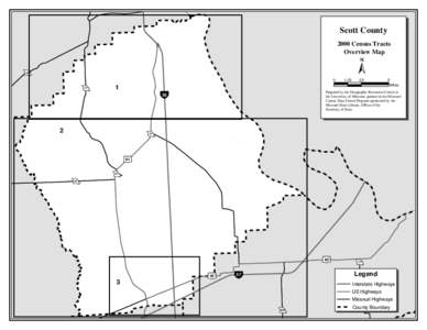 Scott County 2000 Census Tracts Overview Map 25