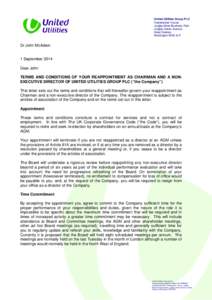 Microsoft Word - Version for website of UUG - John McAdam - Letter of Reappointment - October 2014.doc