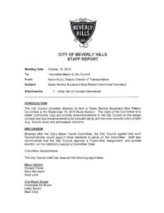 çBER~)  CITY OF BEVERLY HILLS STAFF REPORT Meeting Date: