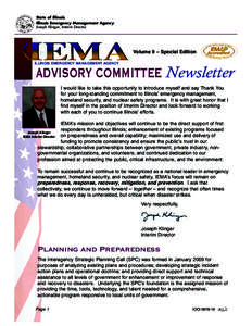 Management / Interactive Entertainment Merchants Association / United States Department of Homeland Security / Emergency / Federal Emergency Management Agency / Public safety / Illinois Emergency Management Agency / Emergency management