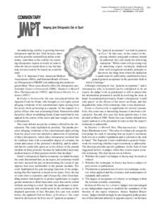 Journal of Manipulative and Physiological Therapeutics Volume 22 • Number 8 • October[removed]99/$8.00 + [removed] © 1999 JMPT