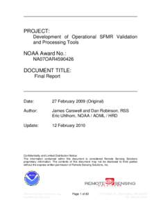 Microsoft Word - NA07OAR4590426_FinalReport-Updated