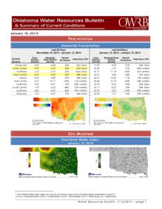 Oklahoma Water Resources Bulletin