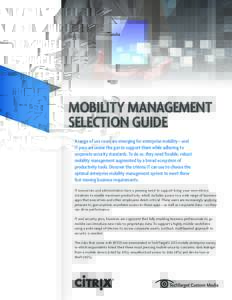 TechTarget White Paper: Mobility Management Selection Guide