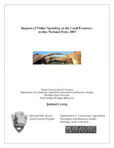 Daniel J. Stynes and Ya-Yen Sun Department of Community, Agriculture, Recreation and Resource Studies Michigan State University East Lansing, Michigan[removed]January 2005