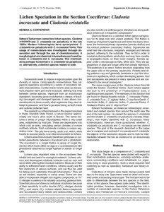 Microbiology / Lecanorales / Cladonia / Usnic acid / Algae / Vernon Ahmadjian / Lichens / Biology / Tree of life