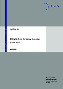 Microsoft Word - Sibling Rivalry new.doc