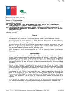 Page 1 of 2  CORPORACIÓN NACIONAL FORESTAL OFICINA CENTRAL ABU/JCI/FLLM/DCD/LML/KAC RESOLUCIÓN Nº: [removed]