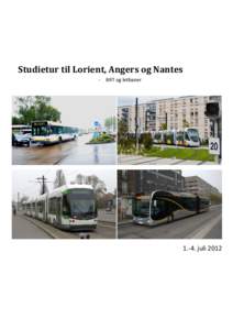 Studietur til Lorint, Angers og Nantes, 2012