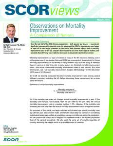 MarchObservations on Mortality Improvement A Comparison of Nations Executive Summary