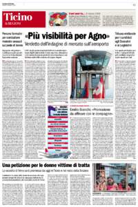 Corriere del Ticino SABATO 8 MARZOTicino