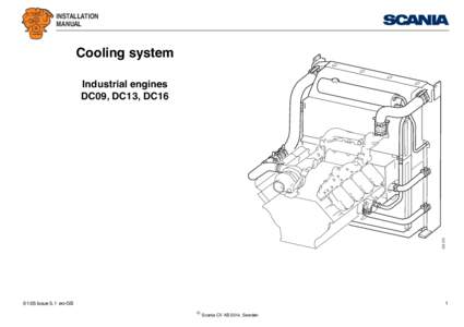 INSTALLATION MANUAL Cooling system