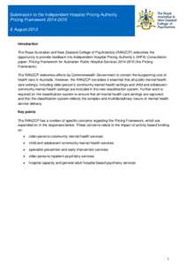 Mental health / Medical specialties / Education in New Zealand / Medical education in Australia / Royal Australian and New Zealand College of Psychiatrists / Psychiatric nursing / Child and adolescent psychiatry / Child and Adolescent Mental Health Services / Ambulatory care / Psychiatry / Medicine / Health