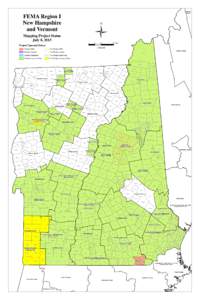 Somerset County FEMA Region I New Hampshire and Vermont