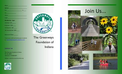 Landscape architecture / Greenway / Land management / Parks / Indianapolis / Monon Trail / Parks & Trails New York / Commonwealth Connections / Geography of Indiana / Indiana / Human geography