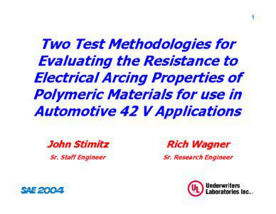 1  Two Test Methodologies for