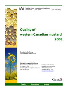 Quality of western Canadian mustard