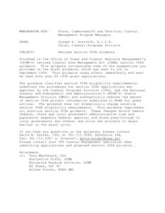 Coastal Barrier Resources Act / Endangered Species Act / Government procurement in the United States / United States / Public economics / Government / United States Fish and Wildlife Service / Coastal Zone Management Act / Federal grants in the United States