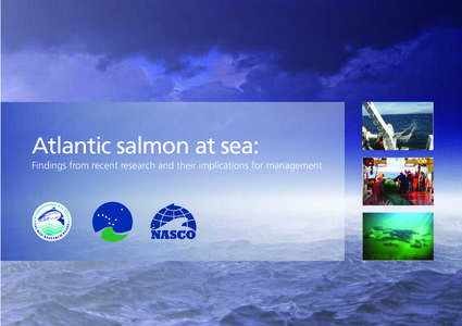 Chinook salmon / Oncorhynchus / Chum salmon / Sockeye salmon / North Atlantic Salmon Conservation Organization / Acoustic tag / International Council for the Exploration of the Sea / Aquaculture of salmon / Salmon run / Fish / Salmon / Atlantic salmon